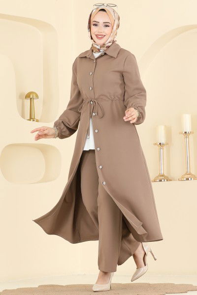 S.L. - طقم بيج غامق 2773SL432-MS