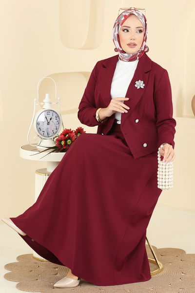 S.L. - Combined 2775SL432-MS Burgundy - 415761