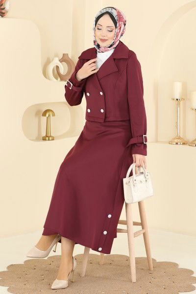 S.L. - Combined 2777SL432-MS Burgundy