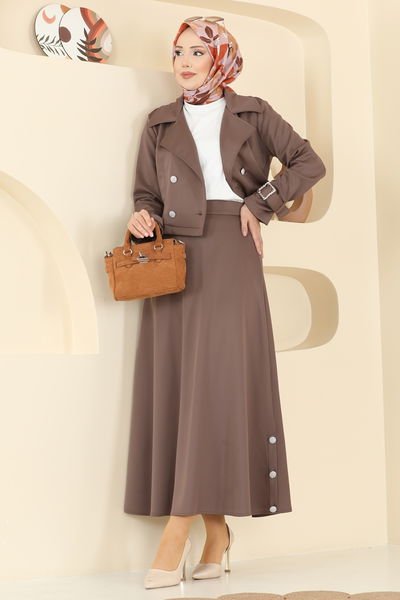 S.L. - طقم بيج غامق 2777SL432-MS - 417835