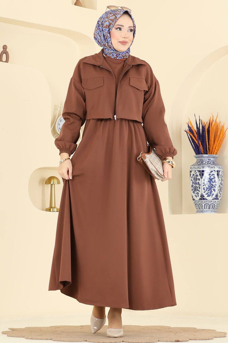 طقم بني 2778AYD574-MS