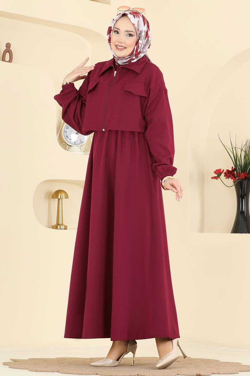 طقم خمري 2778AYD574-MS