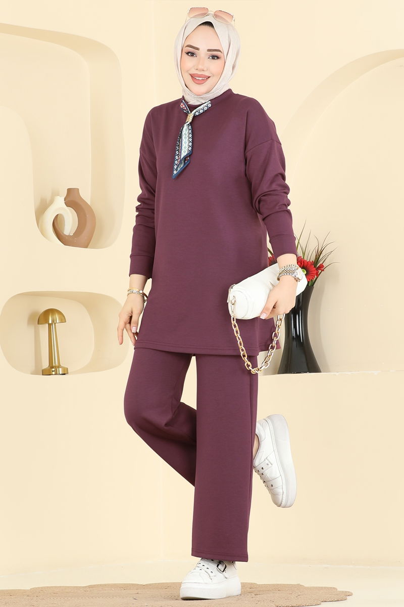 طقم خمري 2783AYD574-MS