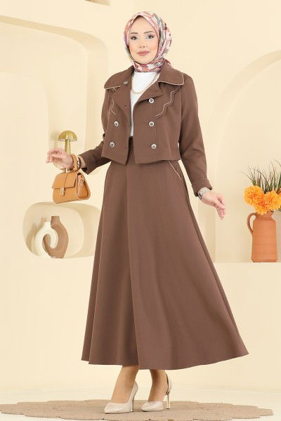 S.L. - طقم بني 2785SL432-MS