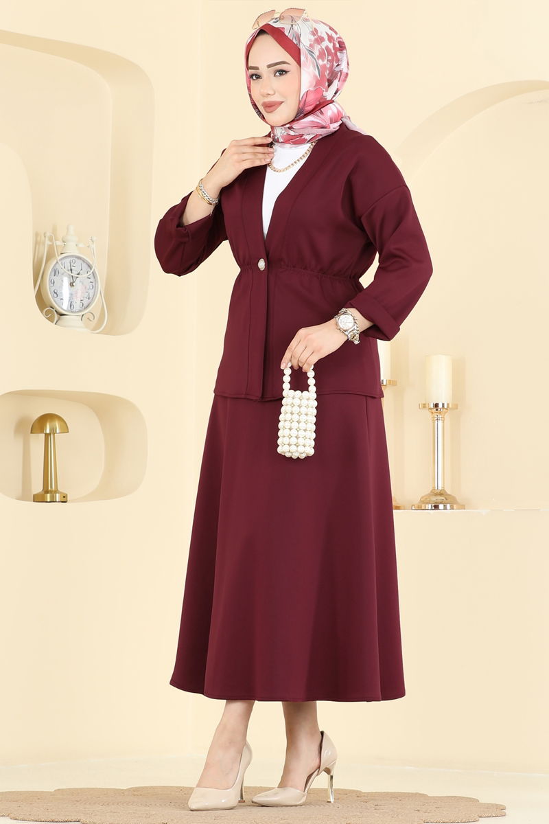 طقم خمري 2788AYD574-MS