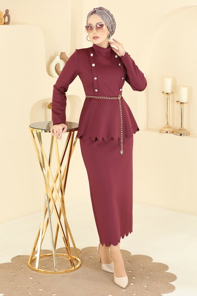 S.L. - Combined 2808SL432-MS Burgundy - 425209