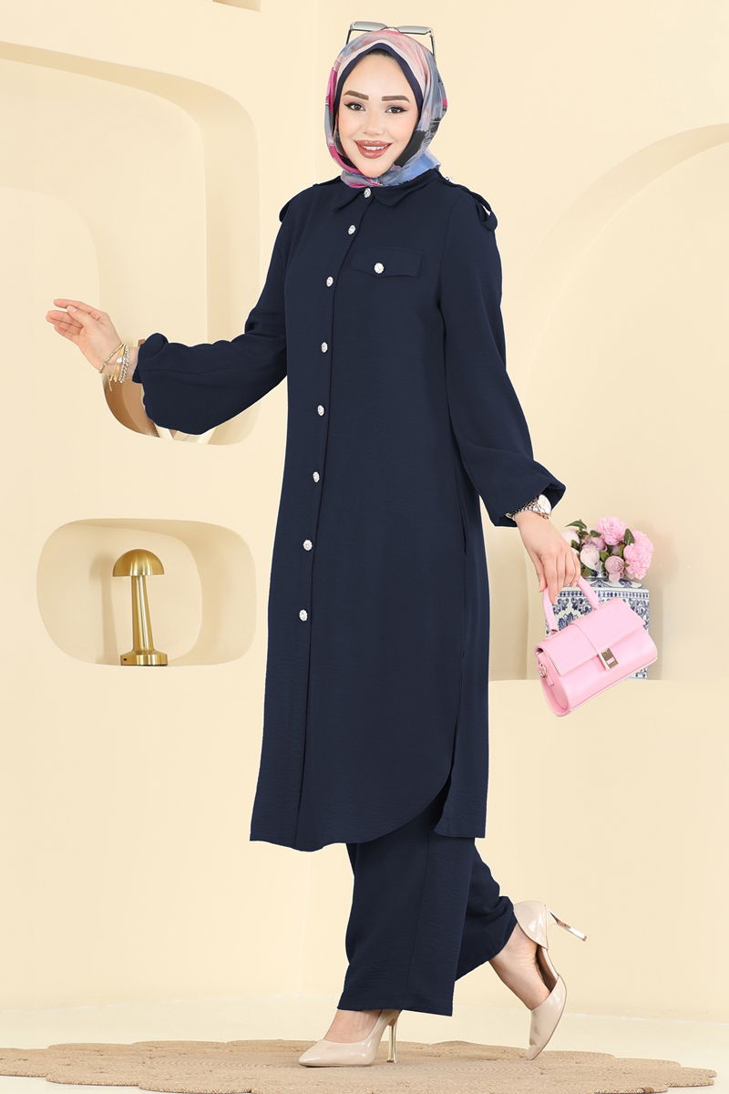 Combined 2815SL432-MS Navy Blue