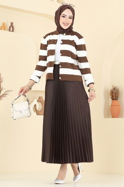 M.P. - طقم بني 2828MP806-MS