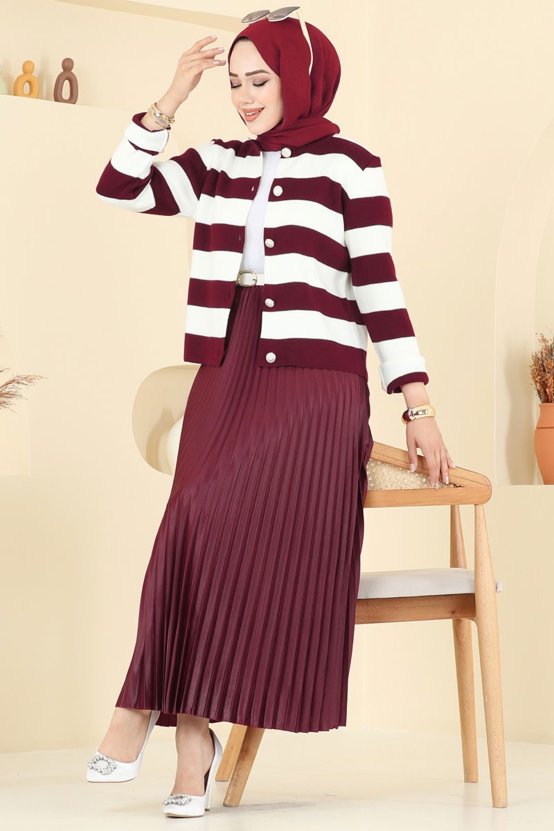 طقم خمري 2828MP806-MS