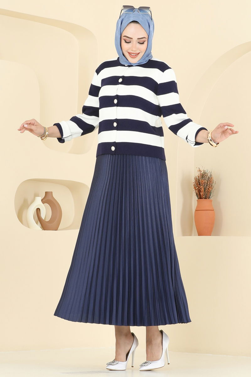 طقم كحلي 2828MP806-MS