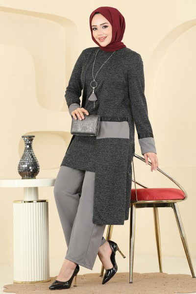 A.S.M.K. - طقم أسود 2838ASMK1074-MS