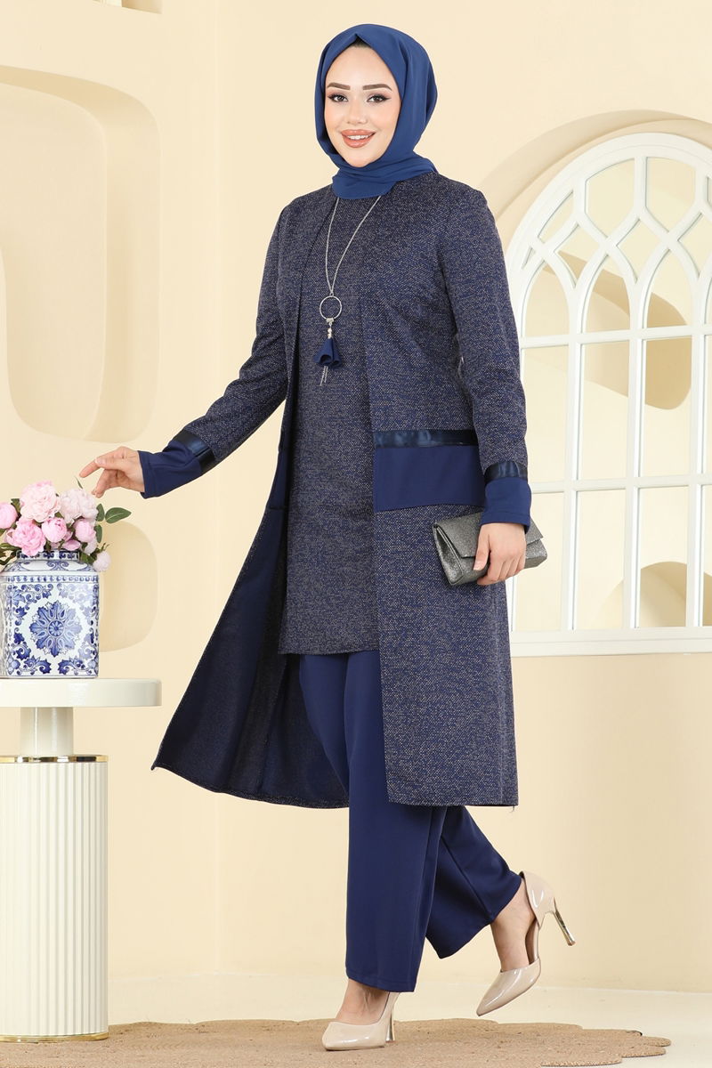 طقم كحلي 2838ASMK1074-MS