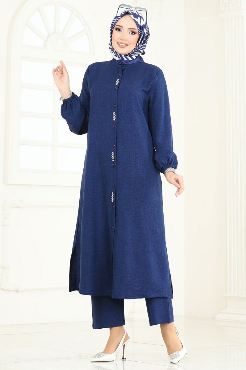 Combined 3066HBS856-MS Light Navy Blue