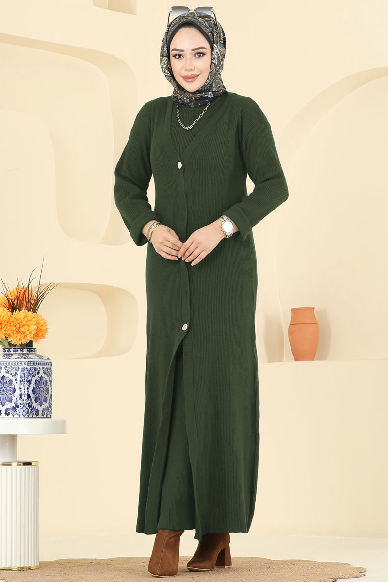 طقم اخضر عفني 3080KLB1050-MS