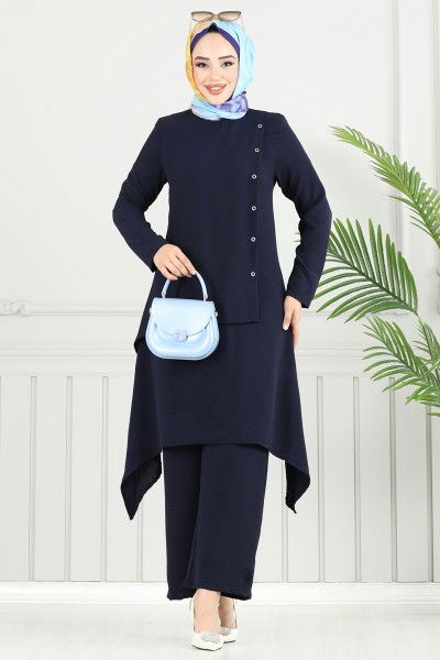 H.B.S. - Combined 3119HBS856-MS Navy Blue