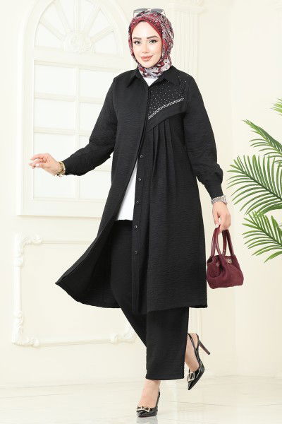 H.B.S. - طقم أسود 3128HBS856-MS