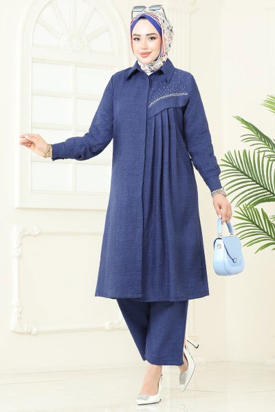 H.B.S. - Combined 3128HBS856-MS Dark Indigo