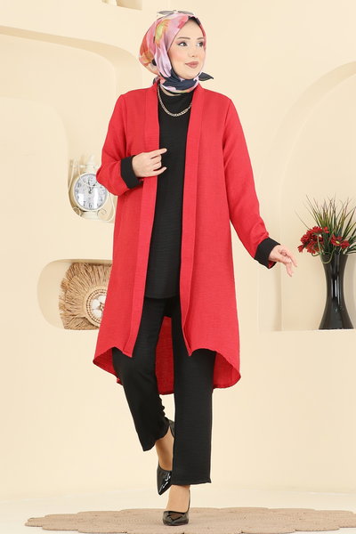 H.B.S. - Combined 3129HBS856-MS Red & Black - 428090