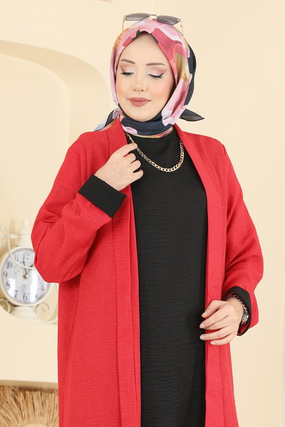 H.B.S. - Combined 3129HBS856-MS Red & Black - 428091