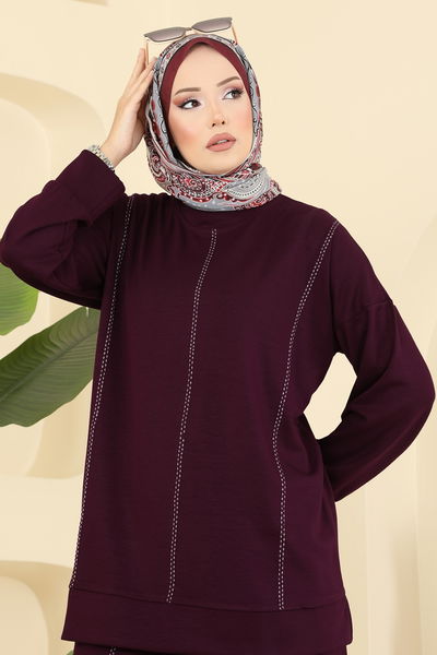 H.B.S. - Combined 3216HBS856-MS Burgundy - 410963