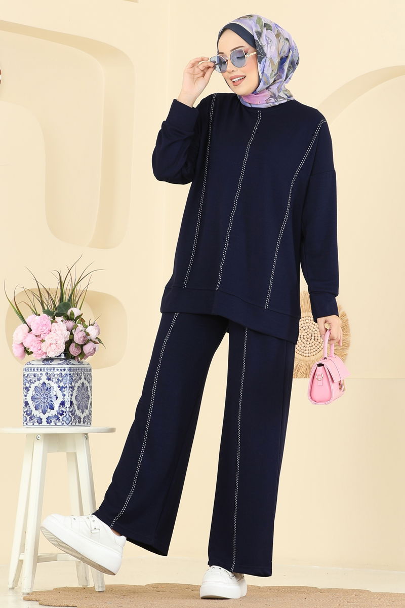 Combined 3216HBS856-MS Navy Blue