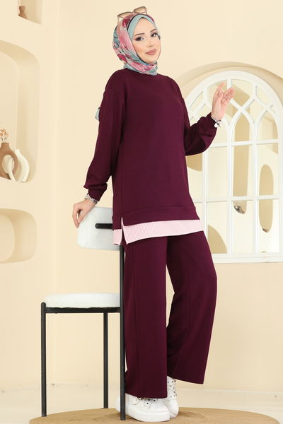 H.B.S. - Combined 3246HBS856-MS Burgundy - 418247