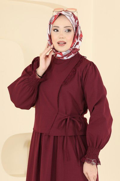 A.S.N. - طقم خمري 324ASN888-MS