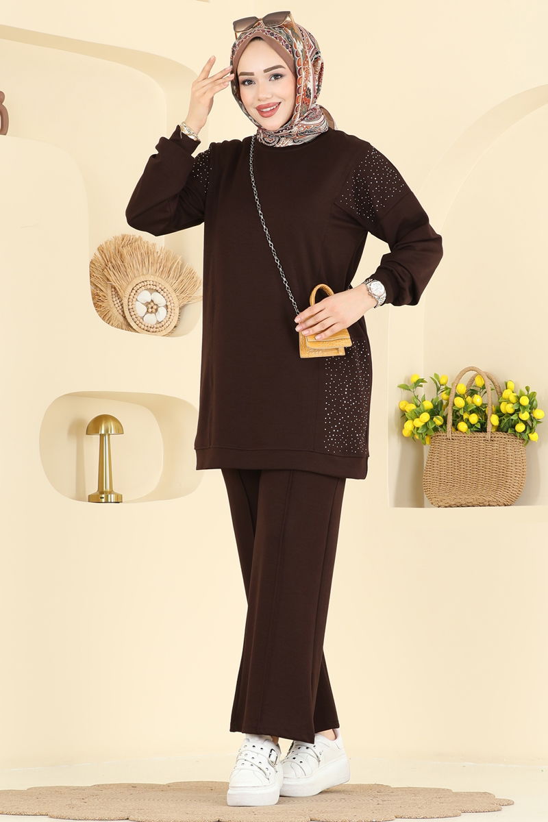 طقم بني 3265HBS856-MS