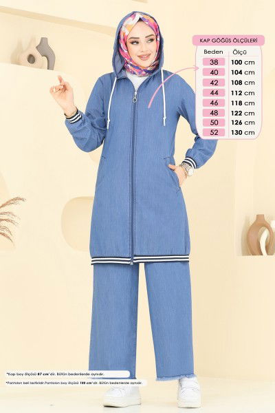 M.S.A. - Combined 326MSA980-MS Light Denim