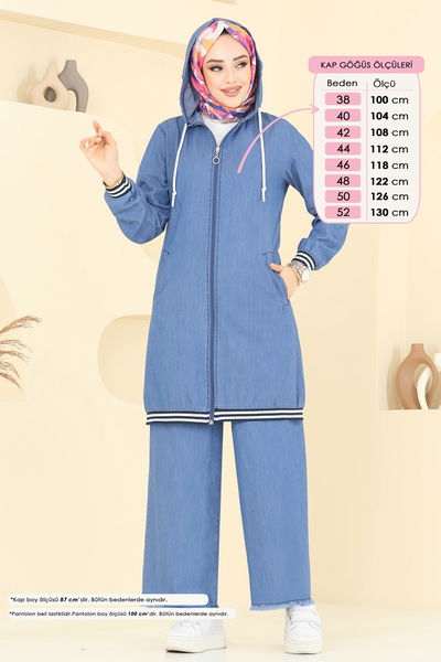 M.S.A. - طقم جينز فاتح 326MSA980-MS - 380859