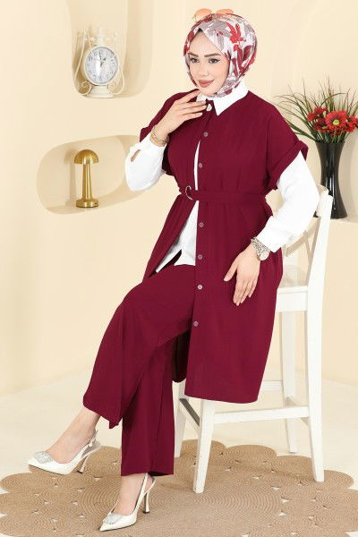 H.B.S. - طقم خمري 3274HBS856-MS