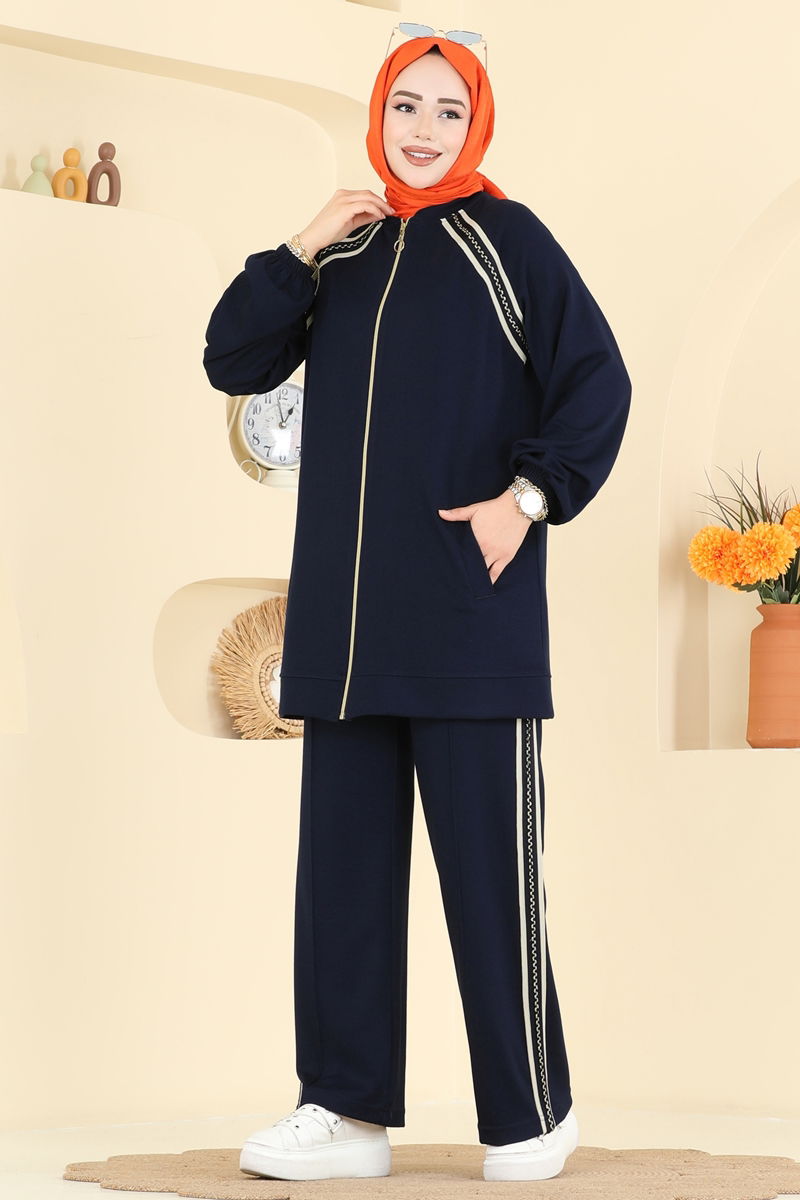 Combined 3287HBS856-MS Navy Blue