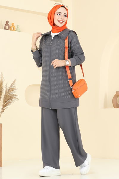 U.Z. - طقم رمادي غامق 3335UZ662-MS - 385481