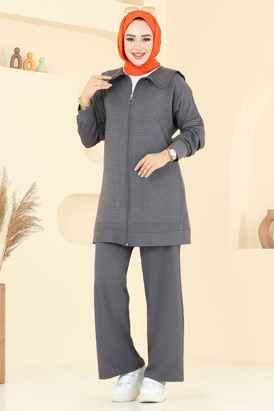 U.Z. - طقم رمادي غامق 3335UZ662-MS - 385483