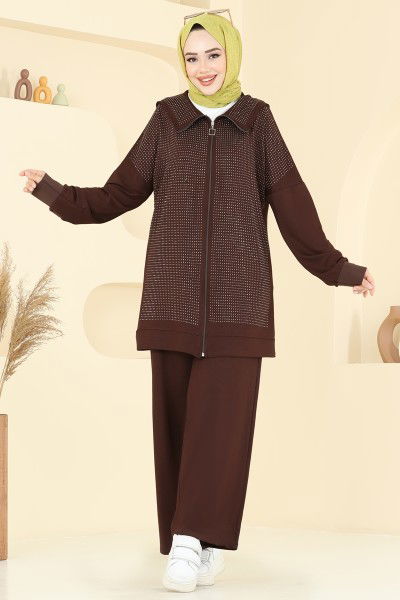 U.Z. - طقم بني 3335UZ662-MS