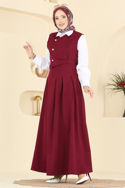 A.S.N. - Combined 342ASN888-MS Burgundy - 427304