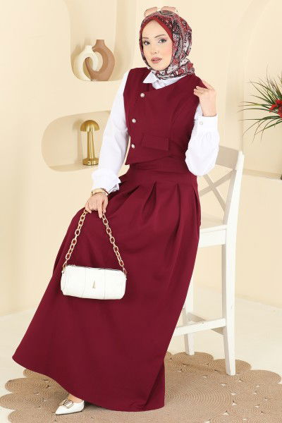 A.S.N. - طقم خمري 342ASN888-MS