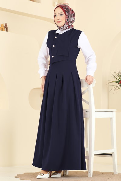 A.S.N. - Combined 342ASN888-MS Navy Blue - 427382