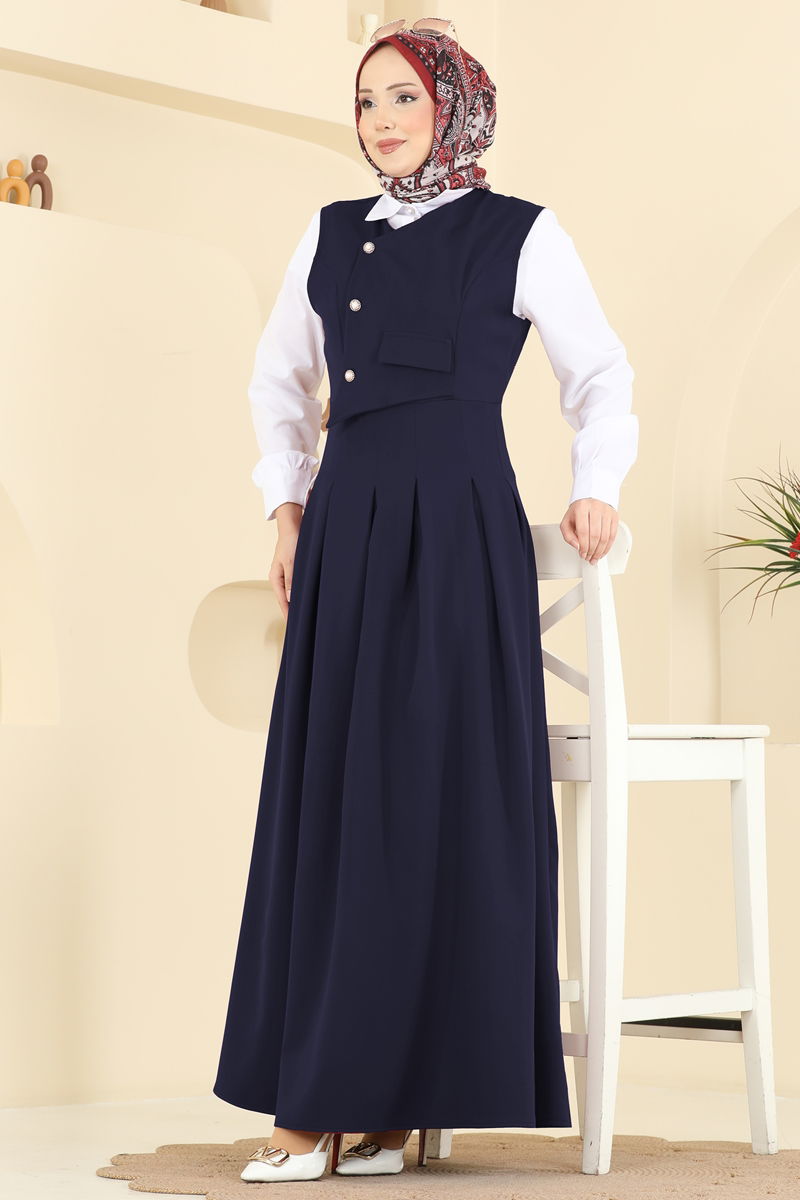 Combined 342ASN888-MS Navy Blue