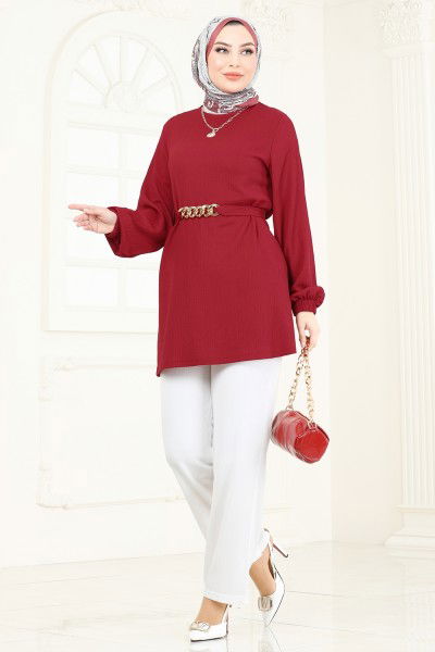 D.V.L. - Combined 344DVL817-MS Red&Ecru