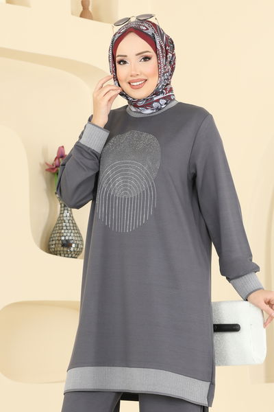 U.Z. - طقم رمادي غامق 3462UZ662-MS - 418107