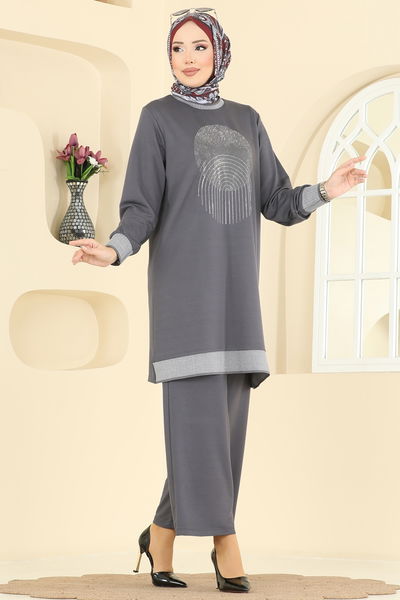 U.Z. - طقم رمادي غامق 3462UZ662-MS - 418108