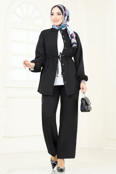 D.V.L. - طقم أسود 347DVL817-MS