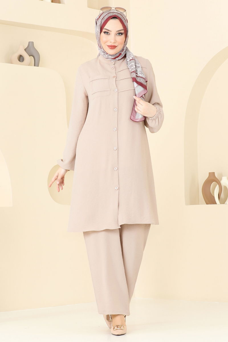 طقم بيج فاتح 372DVL817-MS