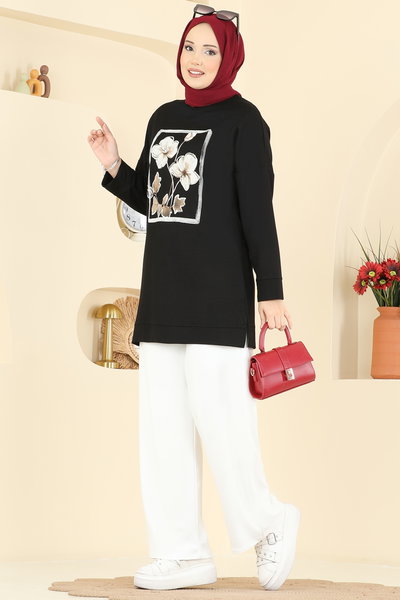 U.Z. - Combined 3998UZ662-MS Black&Ecru - 426155