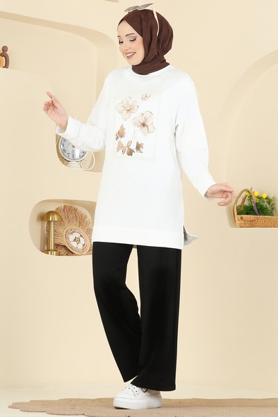 U.Z. - Combined 3998UZ662-MS Ecru & Black - 426086