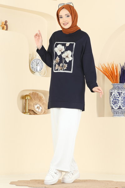 U.Z. - Combined 3998UZ662-MS Navy Blue&Ecru - 426138