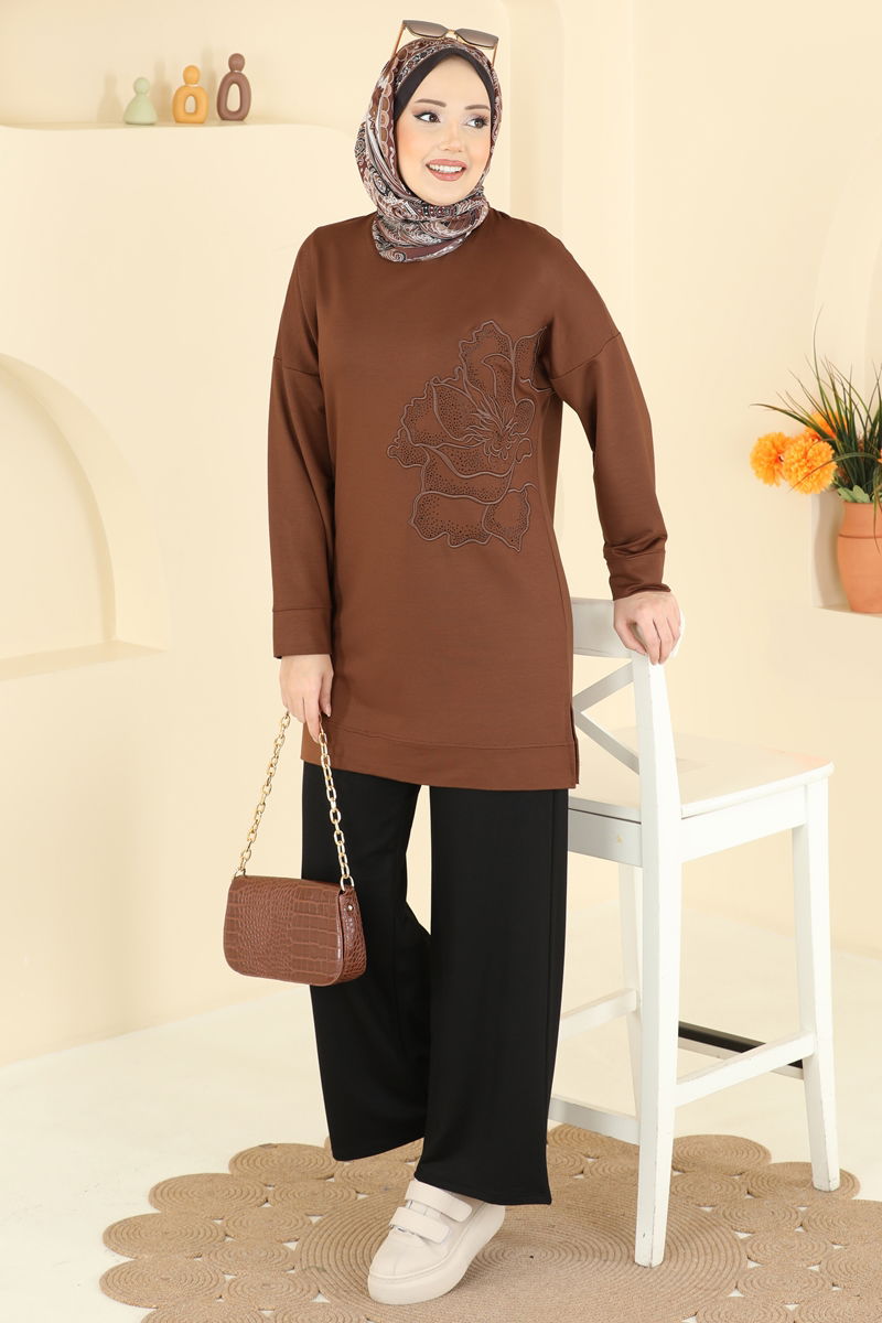 Combined 3999UZ662-MS Light Brown & Black