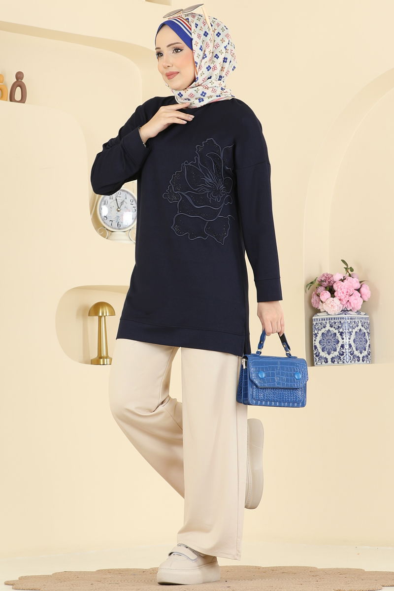 Combined 3999UZ662-MS Navy Blue&Stone