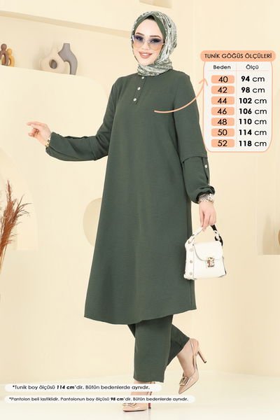 M.H. - طقم اخضر عفني 4012MH427-MS - 367207